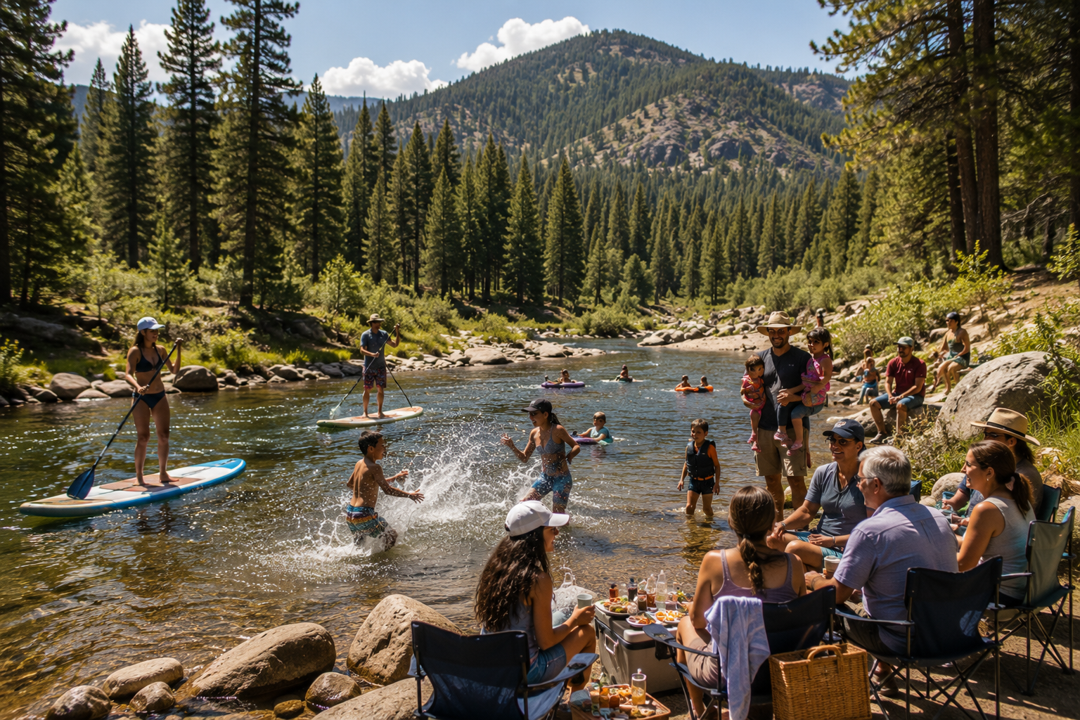 Family Reunion Venue — Majestic Mountain Ranch, Idaho City, Idaho