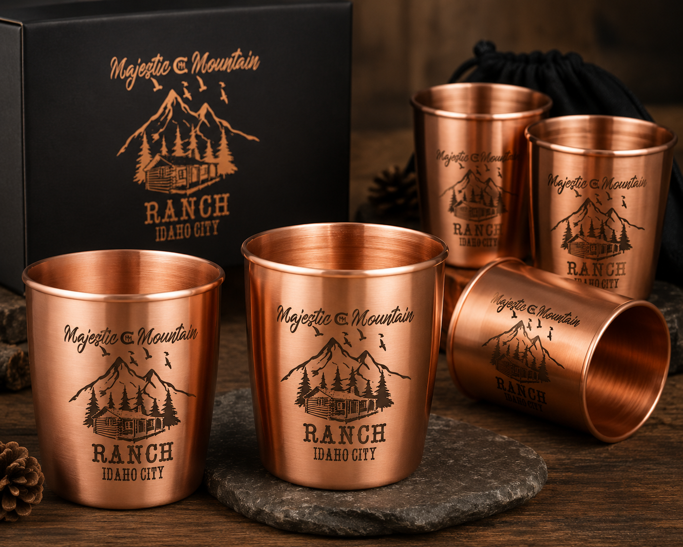 Majestic Mountain Ranch Copper Mule Mug